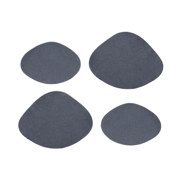 Patches de réparation pour chaussures 4 pcs bleu foncé