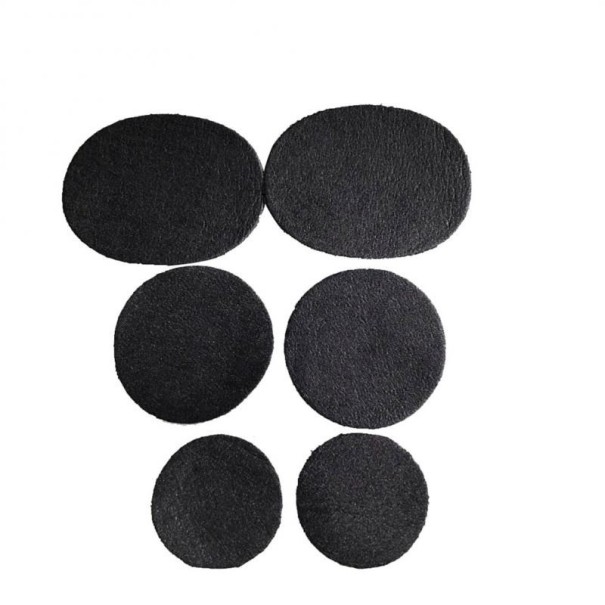 Patches de réparation pour chaussures 6 pcs Z219 gris foncé