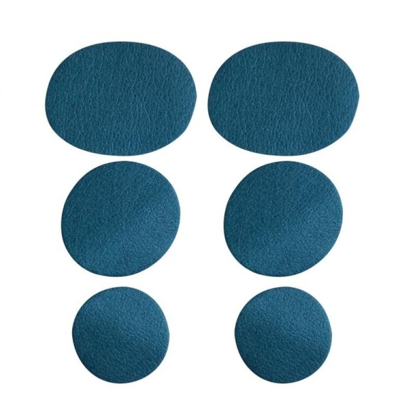 Patches de réparation pour chaussures 6 pcs Z219 turquoise