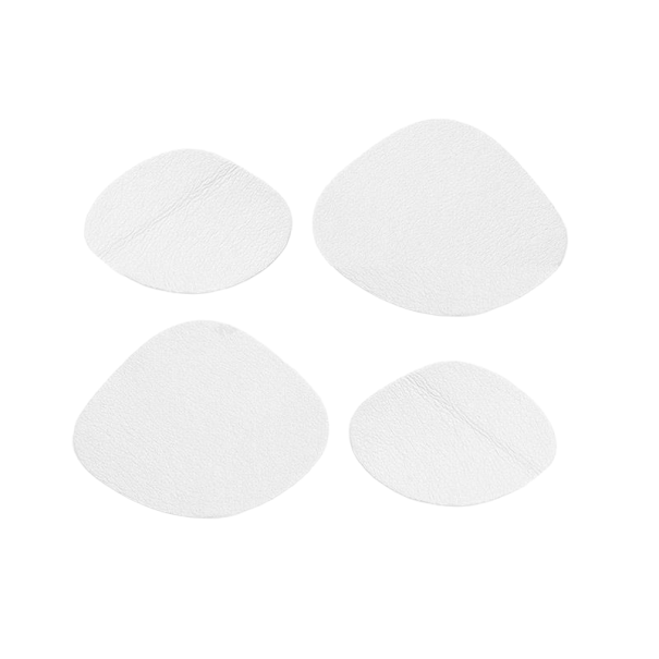 Patches reparadores para calçado 4 unid branco