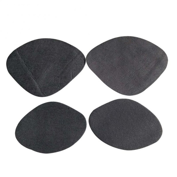 Patches reparadores para sapatos 4 pcs Z220 cinzento escuro
