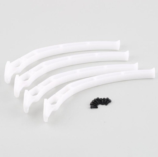 Pattes d'atterrissage pour drone F450 / F550 4 pièces blanc