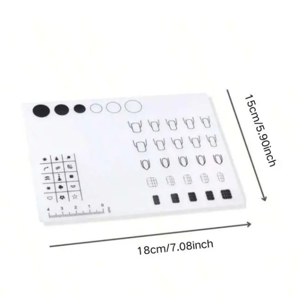 Pătură portabilă pentru unghii la manichiură 15 x 18 cm Pătură moale pentru manichiură pentru o muncă confortabilă cu unghiile 1