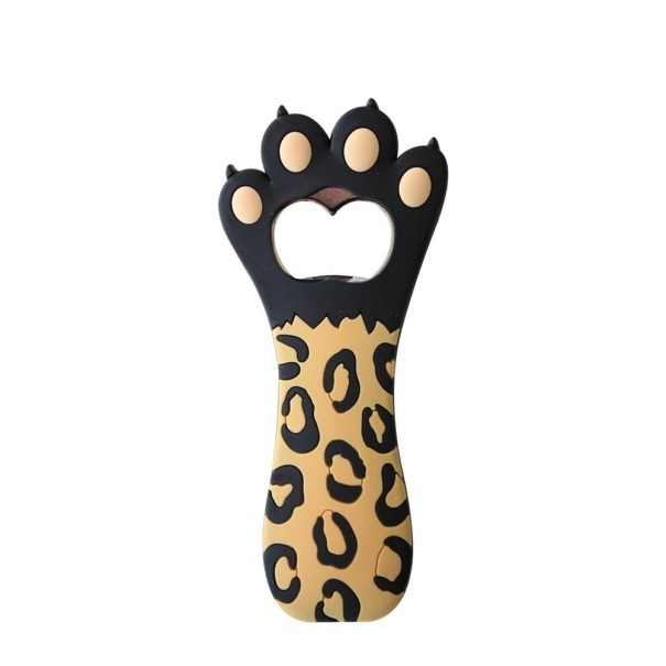 Paw Shaped Bottle Opener black
