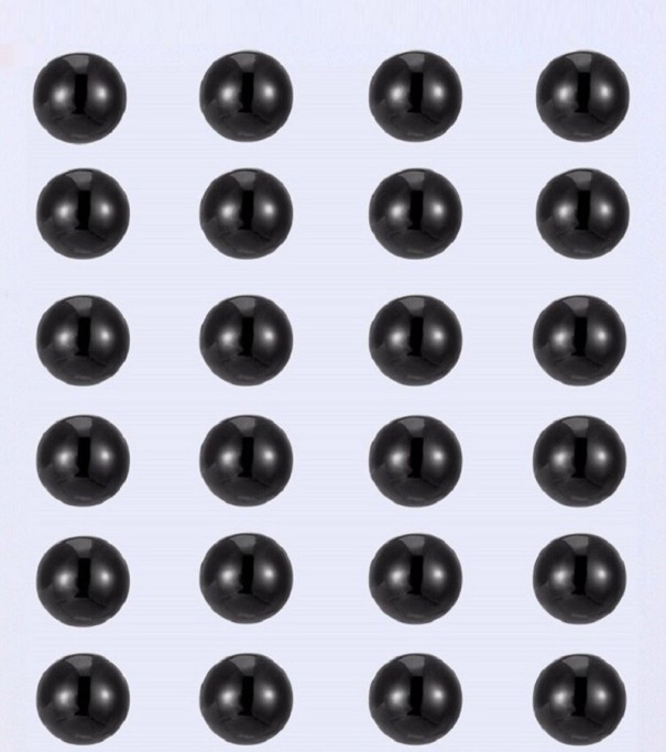 Peckové náušnice 12 párů 3 mm 3