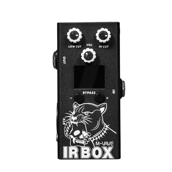 Pedal de reverb digital M-VAVE pentru chitară electrică negru Pedal de efect cu 9 moduri de reverb carcasă metalică 1
