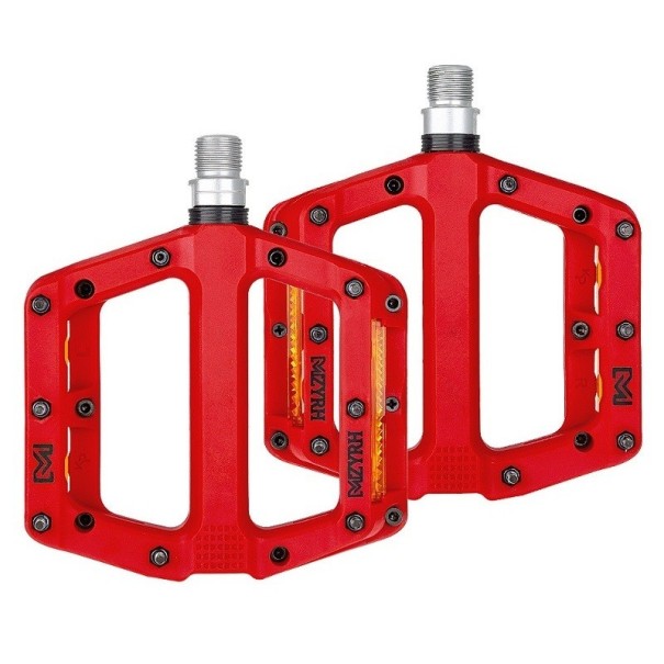 Pedales de bicicleta P3485 rojo