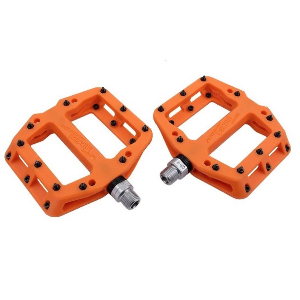 Pédales de vélo P3484 orange
