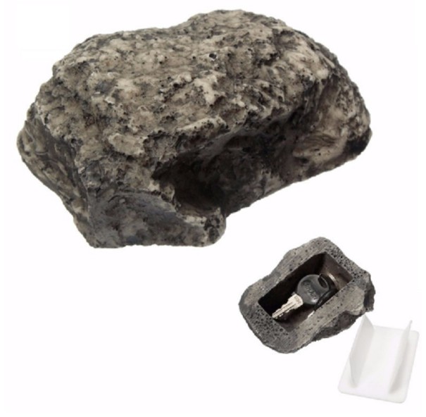 Pedra decorativa para guardar chaves 1