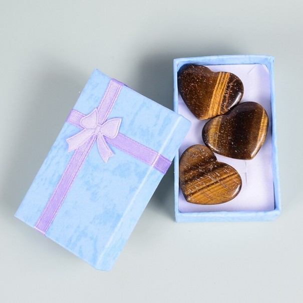 Pedras naturais em forma de coração 3 unid 3