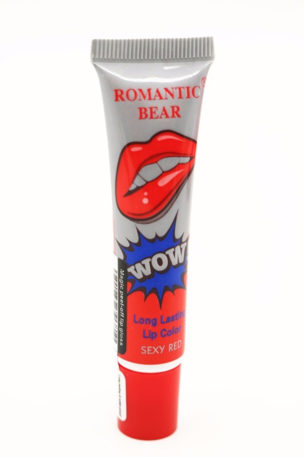 Peel-off lipgloss rød