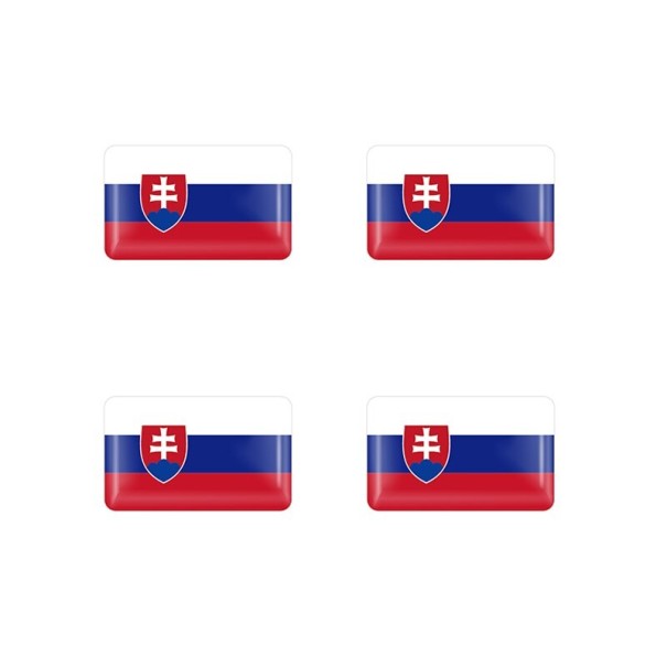 Pegatinas de banderas de países, 4 unidades 14