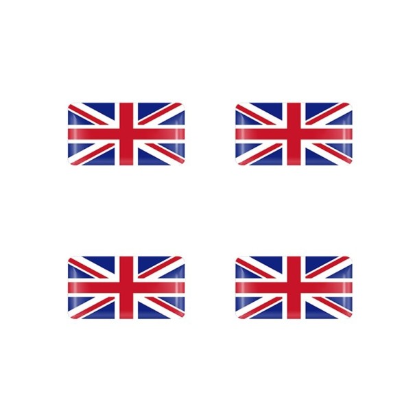 Pegatinas de banderas de países, 4 unidades 4