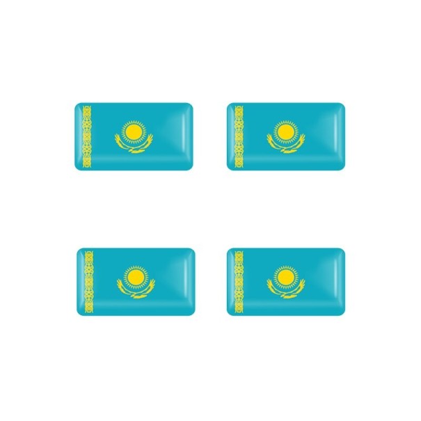 Pegatinas de banderas de países, 4 unidades 9