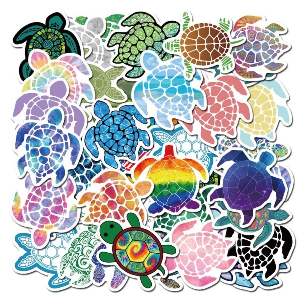 Pegatinas de tortugas 40 uds. 1