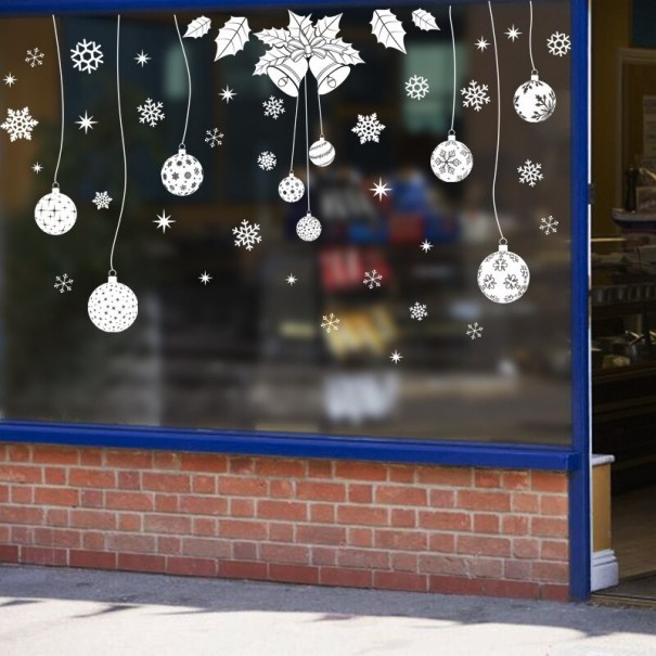 Pegatinas navideñas para ventanas 10