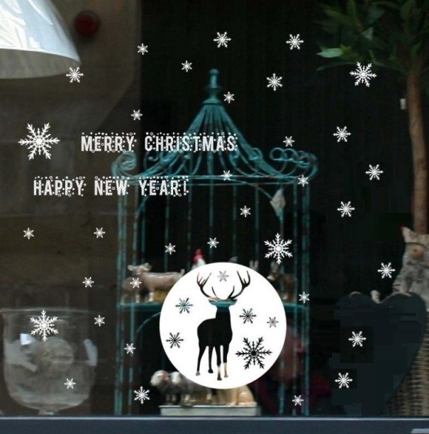 Pegatinas navideñas para ventanas 2 Pegatinas navideñas para ventanas 2