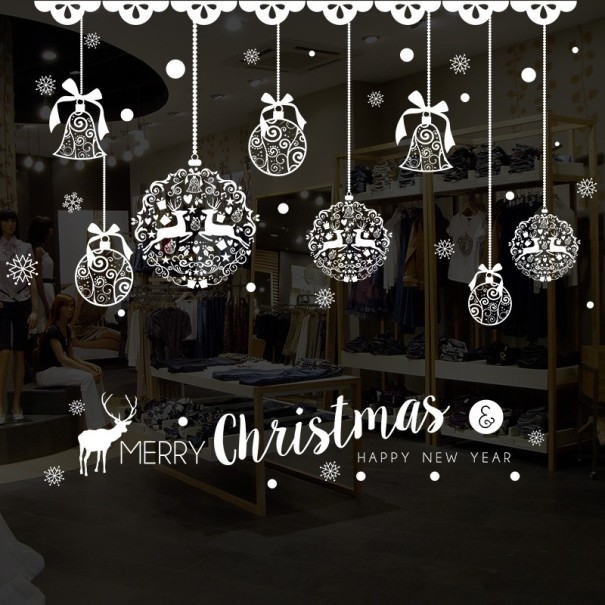 Pegatinas navideñas para ventanas 5