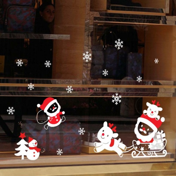 Pegatinas navideñas para ventanas 7