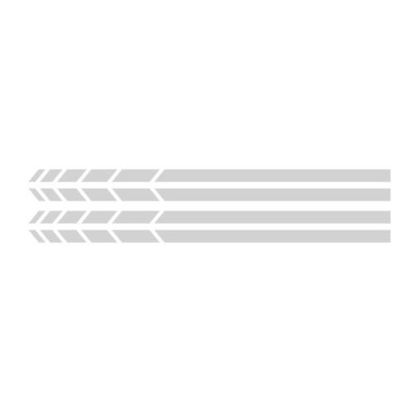 Pegatinas para espejo retrovisor 4 uds. gris