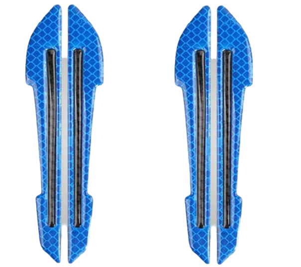 Pegatinas reflectantes para espejo, 2 unidades azul