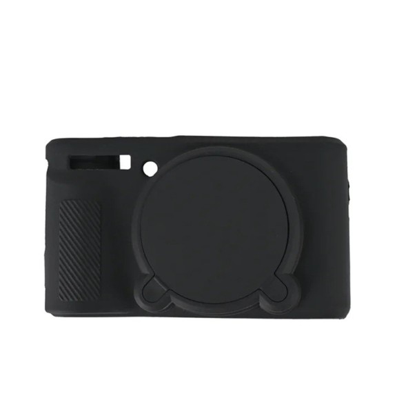Pehmeä silikoninen suojakuori Canon PowerShot SX730 SX740 SX740HS Kameran naarmuuntumisen estävä suojus musta