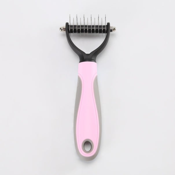 Peigne pour le démêlage des poils rose