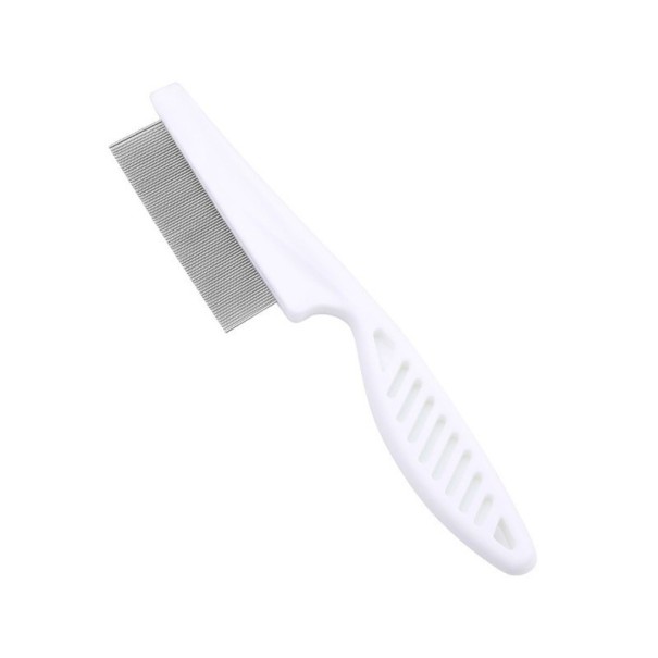 Peine antipulgas - 18,5 cm blanco