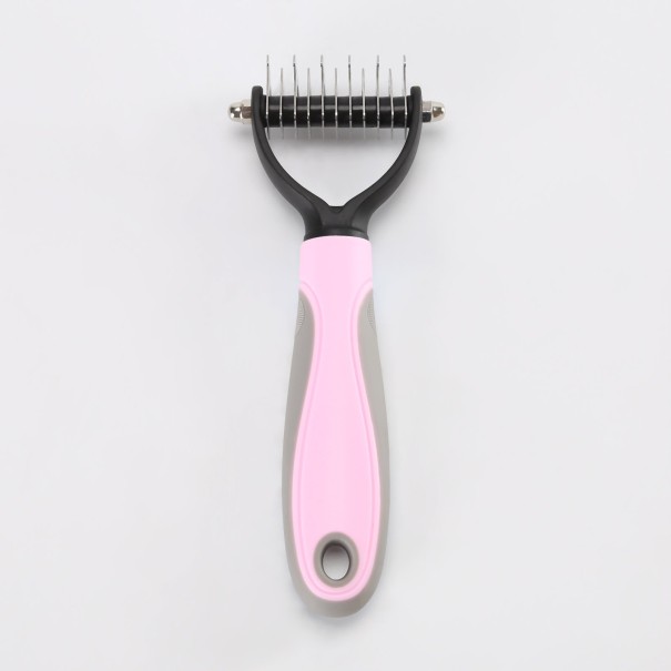 Peine para peinar el cabello rosa Peine para peinar el cabello rosa