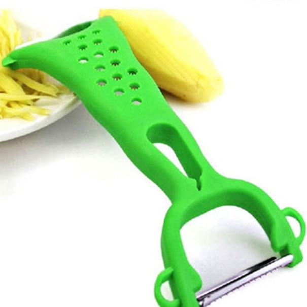 Pelador de verduras de doble cara verde Pelador de verduras de doble cara verde