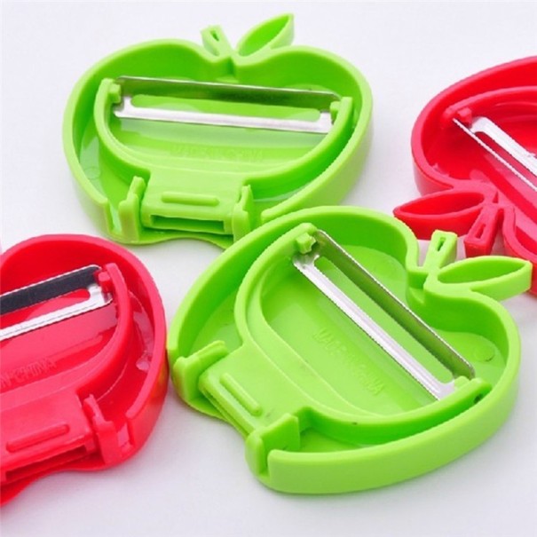 Pelador plegable con forma de manzana 1