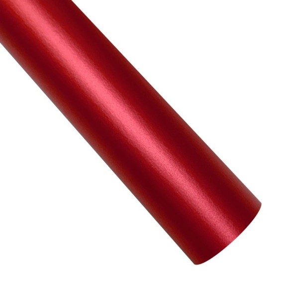 Película autoadhesiva color 50x150 cm Película PVC satinada mate Efecto Cromo Hielo Protección impermeable de puertas y carrocería de coche Aplicaciones DIY rojo