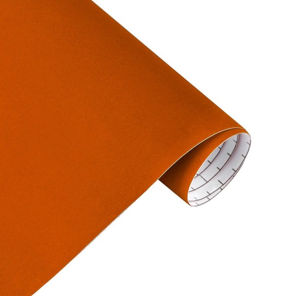 Película autoadhesiva para coche naranja