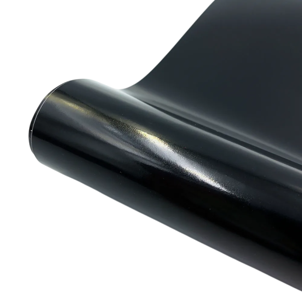 Película de vinilo adhesivo 30 x 100 cm Superficie brillante autoadhesiva Decoración DIY Pegatina para muebles y paredes Fácil aplicación Acabado impermeable negro