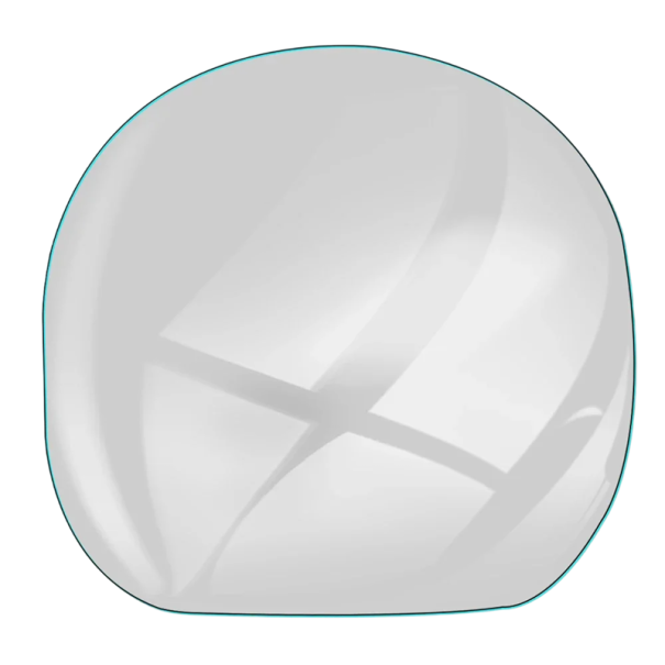 Pellicola protettiva per racchetta da ping pong 16 x 16 cm 4 pz Copertura adesiva trasparente in PVC per la manutenzione della superficie della racchetta da tavolo 1