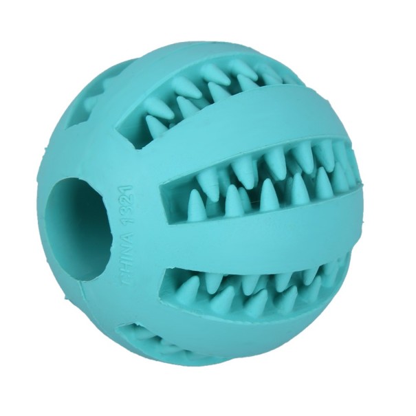 Pelota de golosinas para perros azul 7 cm