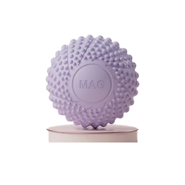 Pelota de masaje para liberar la tensión muscular de 6,5 cm, adecuada para todas las partes del cuerpo morado