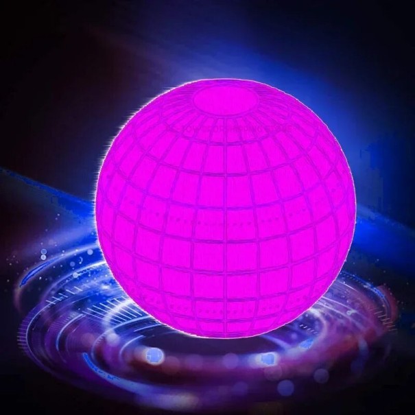 Pelota voladora para que los niños la controlen en interiores y exteriores Juguete boomerang para niños con controlador Bola OVNI giratoria 360° 9,5 cm rosa