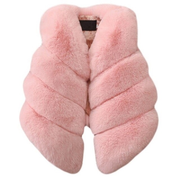 Pelsvest til piger L1872 rosa 7