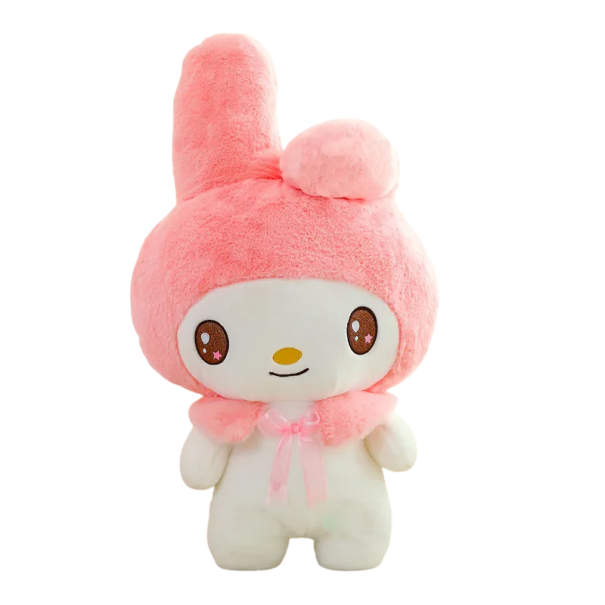 Peluche My Melody de 55 cm, bonito animal rosa, suave, para niños, ideal como regalo de decoración para habitación de niñas. 1