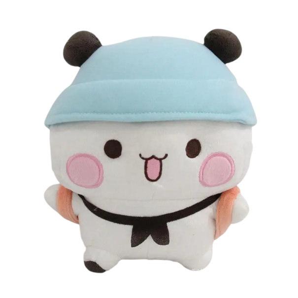 Peluche oso de peluche blanco con gorro 20 cm Lindo oso suave Peluche para niños Decoración de estantería Regalo para los más pequeños 1