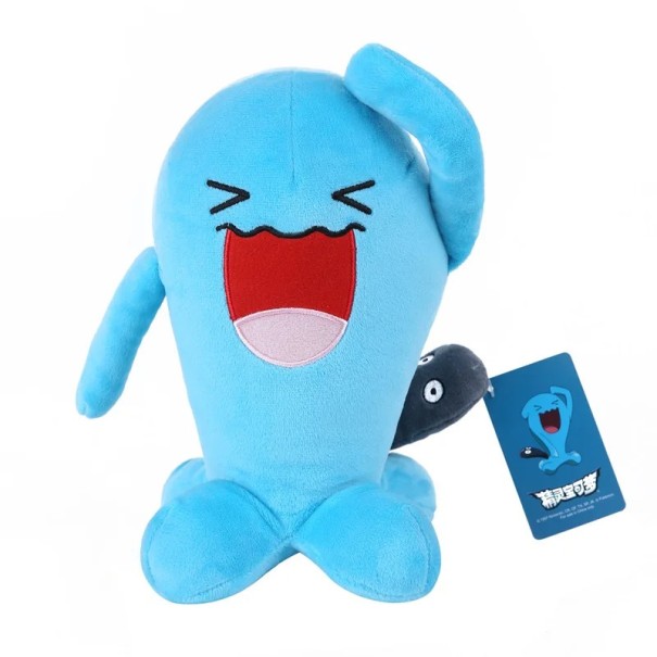 Peluche Pokemon Wobbuffet 20 cm Jouet en peluche doux pour enfants et fans de Pokémon Décoration Jouet de chambre Pour câliner 1