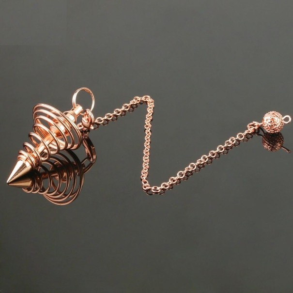 Pendent pendule vieux rose