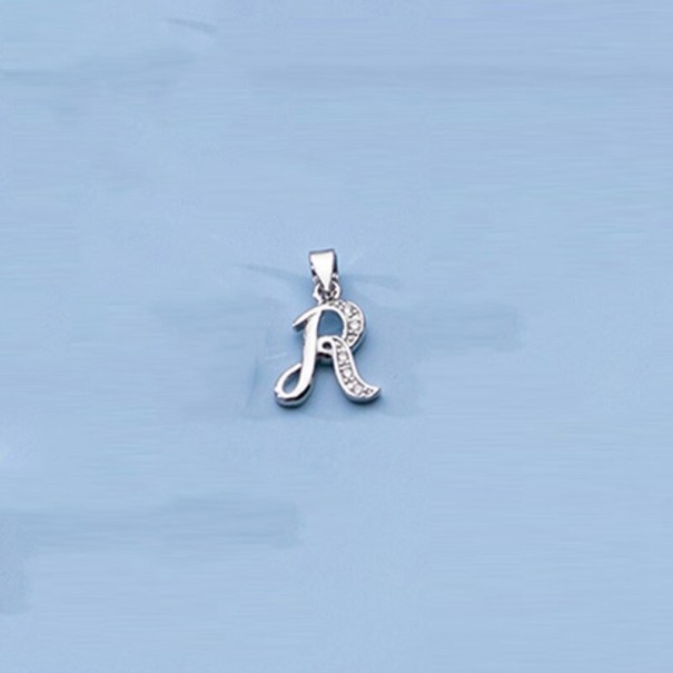Pendente da donna con lettera dell'alfabeto R