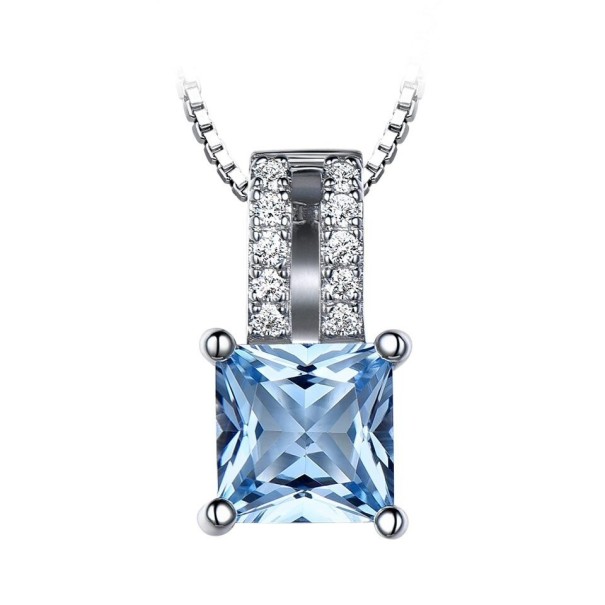 Pendentif Femme D736 bleu clair