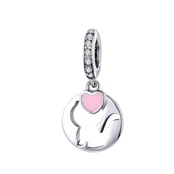 Pendentif pour femme avec chat D747 1