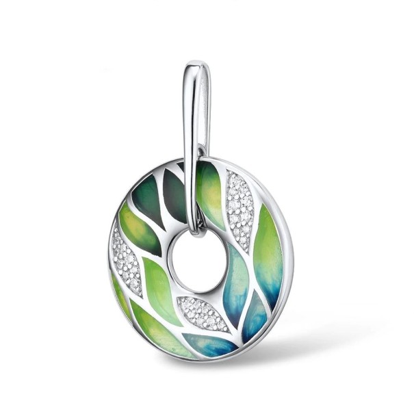 Pendentif rond pour femme 1