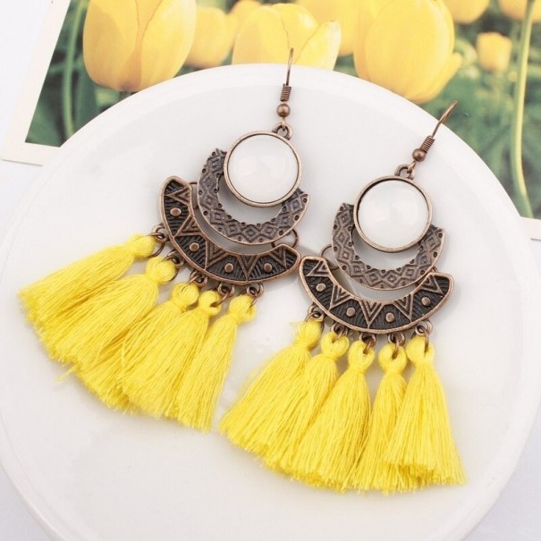 Pendientes colgantes con borlas para mujer G162 17