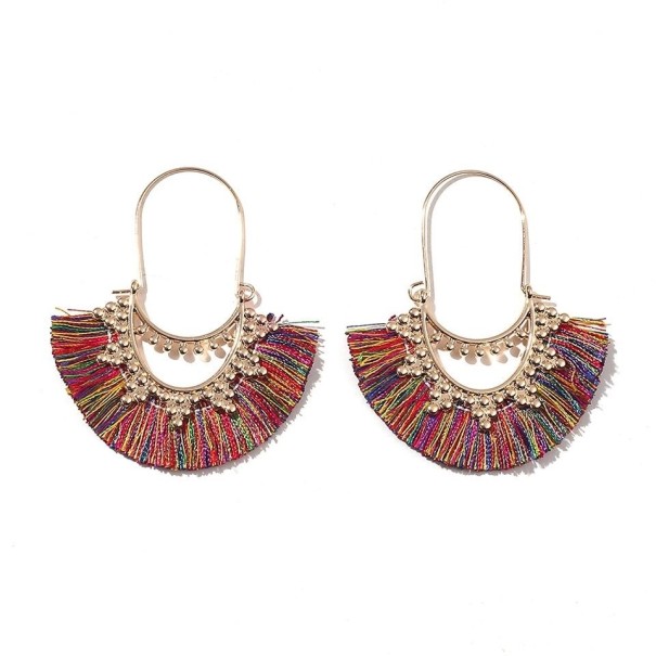 Pendientes colgantes con borlas para mujer G417 28