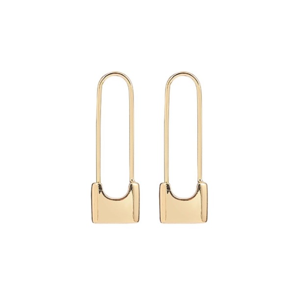 Pendientes colgantes con clip de papel para mujer 1